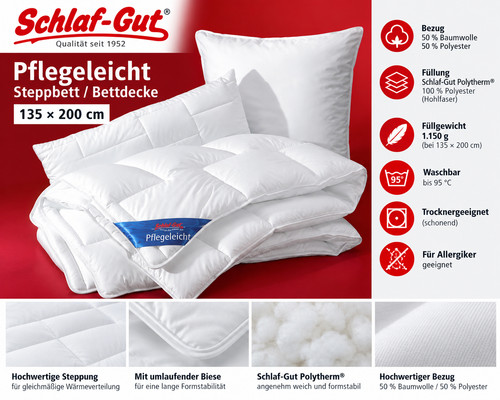 Schlaf gut steppbett bettdecke - schlaf-gut,